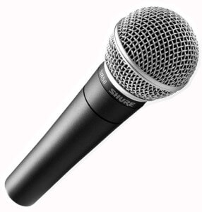 Shure SM58 Microphone Hire Fusion, Sound and Light