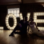 Wedding LOVE Letter Hire Surrey & London - Fusion Sound & Light