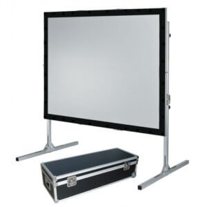 120" 8x6ft Fast Fold Projector Screen Hire London and Surrey - Fusion Sound & Light