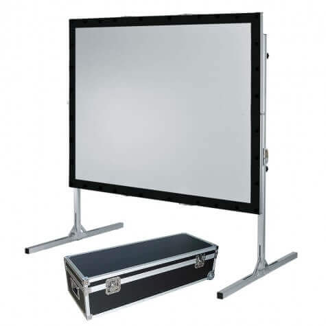 100″ Fast Fold Projection Screen Hire Fusion Sound and Light