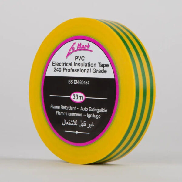 PVC Tape 19mm x 33m - Earth